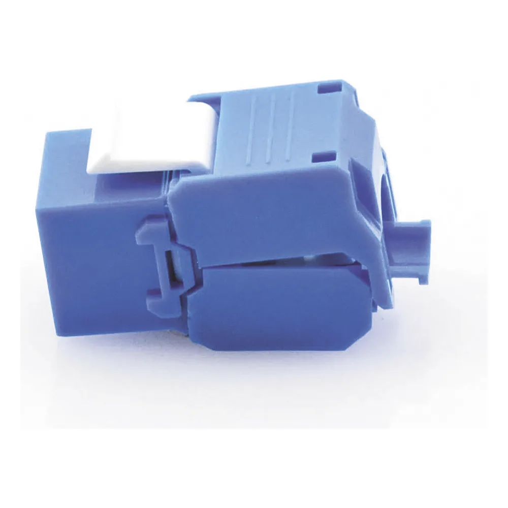 Módulo Jack Keystone Cat6 (Toolless), con Terminación en Ángulo 180 Grados Color Azul, Compatible con Faceplate y Patchpanel Linkedpro – vista 4