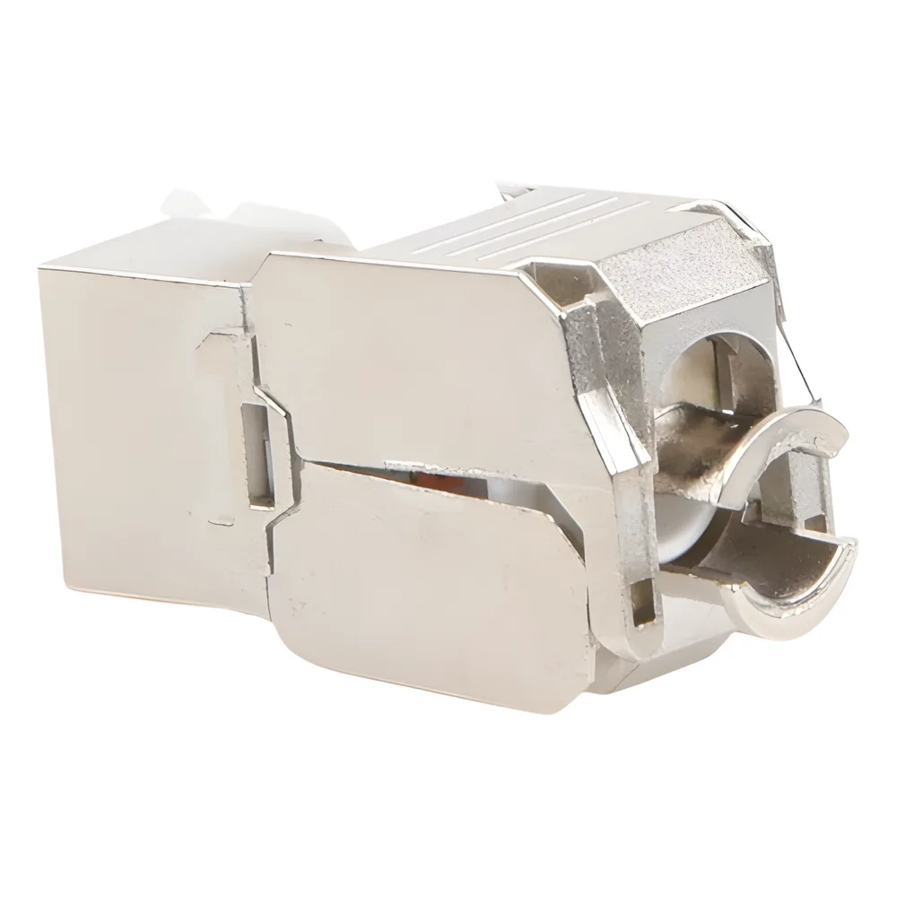 Módulo Jack Keystone Cat6A Blindado (STP) sin Herramienta (Toolless) para Faceplate – vista 2