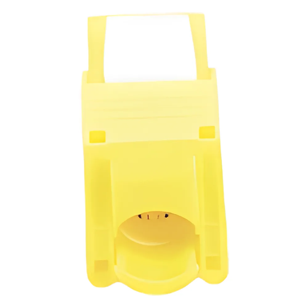 Módulo Jack Keystone Cat6A (Toolless), con Terminación en Ángulo 180 - Color Amarillo, Compatible con Faceplate y Patchpanel Linkedpro – vista 2