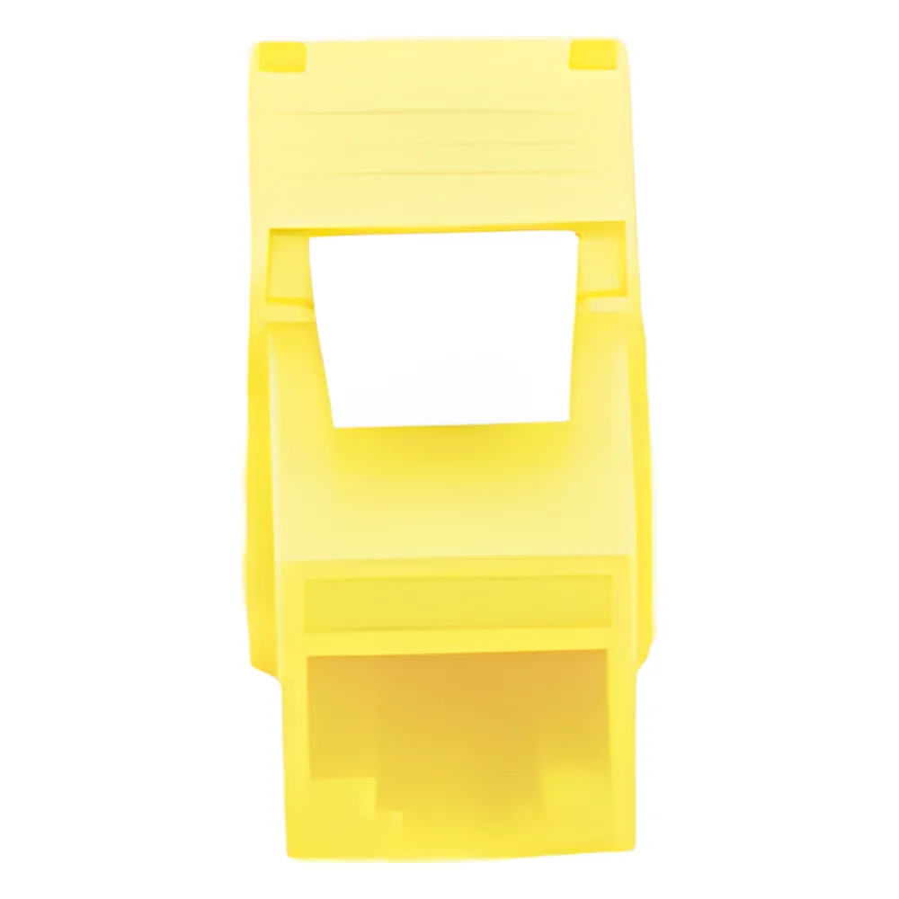 Módulo Jack Keystone Cat6A (Toolless), con Terminación en Ángulo 180 - Color Amarillo, Compatible con Faceplate y Patchpanel Linkedpro – vista 4