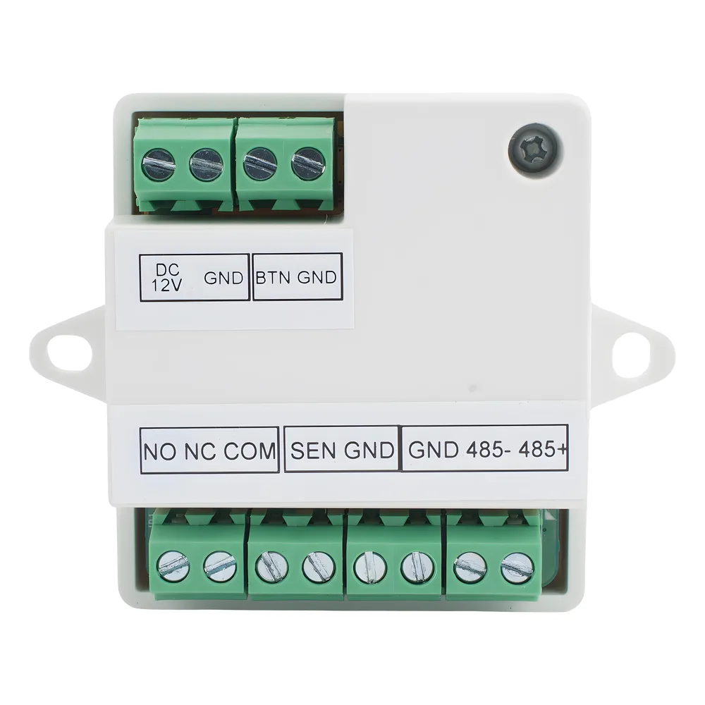 Módulo Seguro para Instalaciones SEGURAS en Controles de Acceso HIKVISION / Compatible con Biometricos Faciales Min Moe / Conexión RS-485  /  Soporta Botón de Salida y Chapa – vista 6