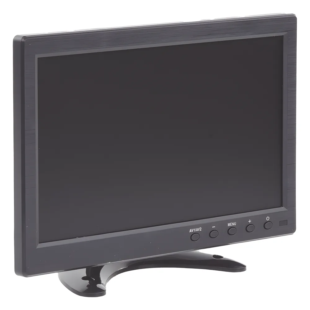 Monitor 10.1" TFT-LCD ideal para colocar en vehículos o DVR/NVR. Entradas de video HDMI, VGA y RCA (CVBS)