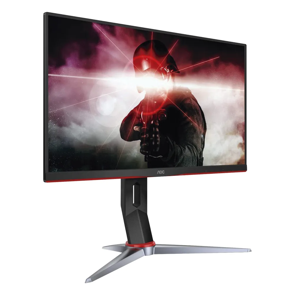 Monitor 27" GAMING Backlight-LED IPS, Resolución 1920 x 1080p 144Hz, con Entradas de Video VGA / HDMI / DISPLAYPORT .  Bisel Ultra Delgado. Compatible con VESA – vista 2