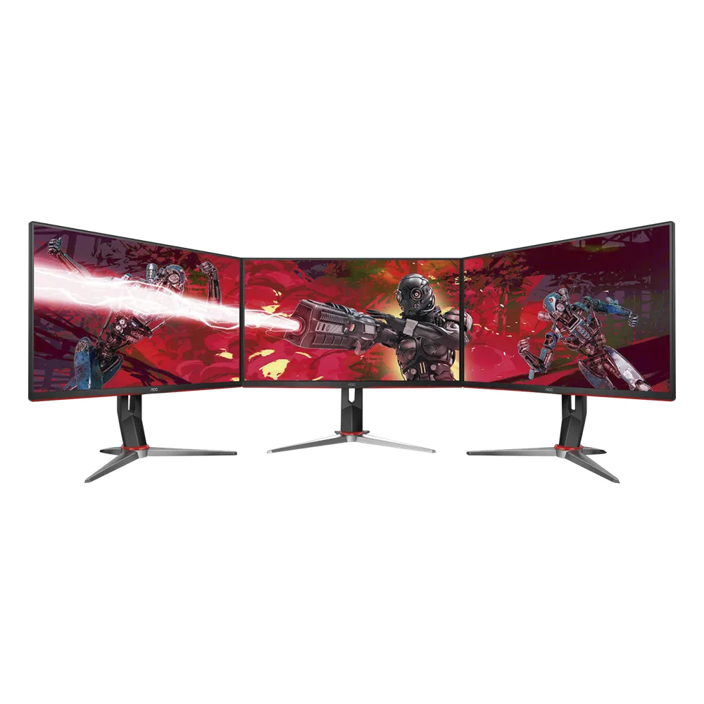 Monitor 27" GAMING Backlight-LED IPS, Resolución 1920 x 1080p 144Hz, con Entradas de Video VGA / HDMI / DISPLAYPORT .  Bisel Ultra Delgado. Compatible con VESA – vista 5