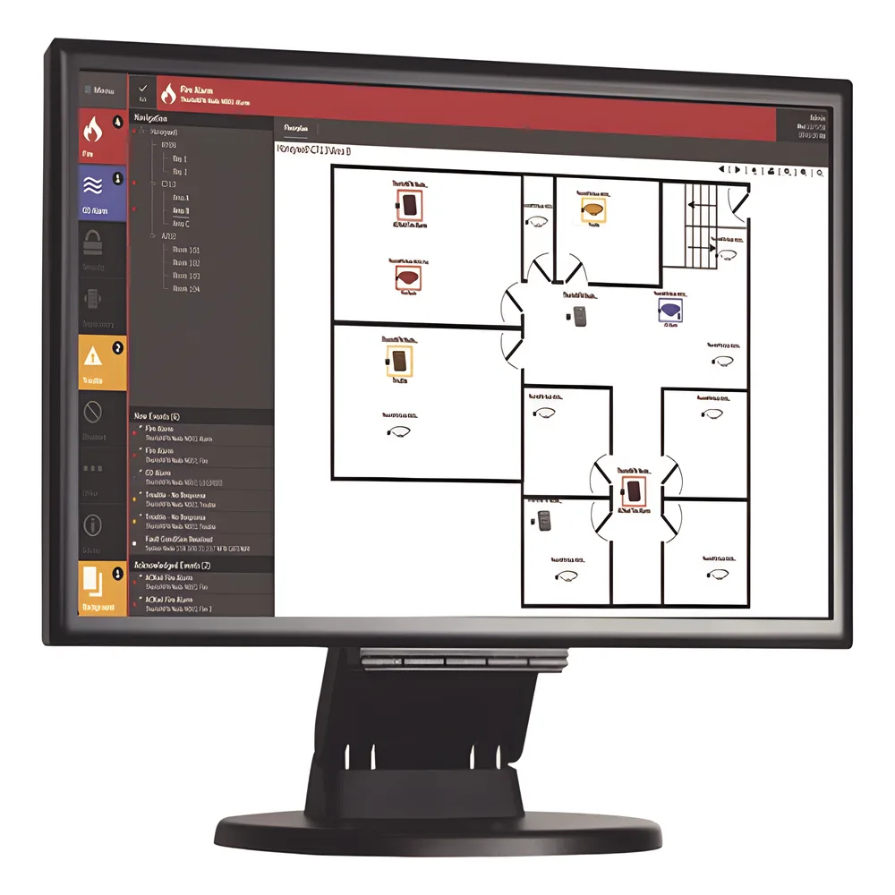 Monitor LED HD de 24 pulgadas con bocinas integradas para estación de trabajo ONYXWorks