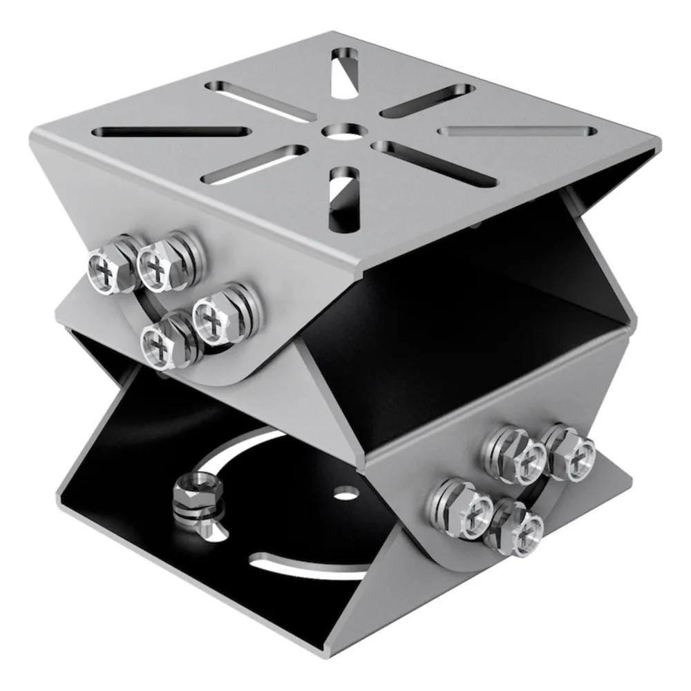 Montaje de Conexión PT para Cámaras IDS-TCM403 / Fabricado en Aluminio / Anticorrosivo