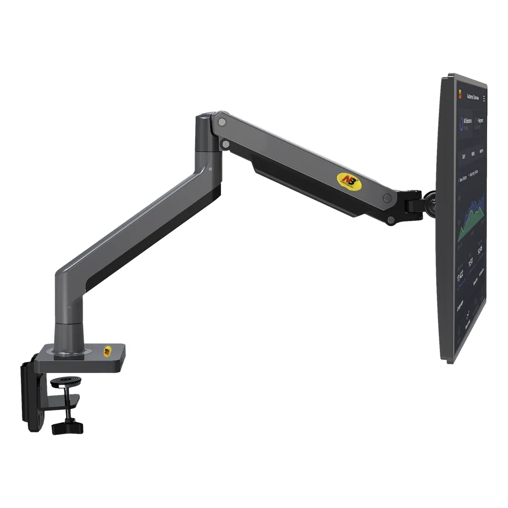 Montaje de Escritorio Articulado para Monitores de 22-40" / Soporta hasta 15 kg / Vesa 75 x 75 / 100 x 100 / Acero / Giro: 360° – vista 2