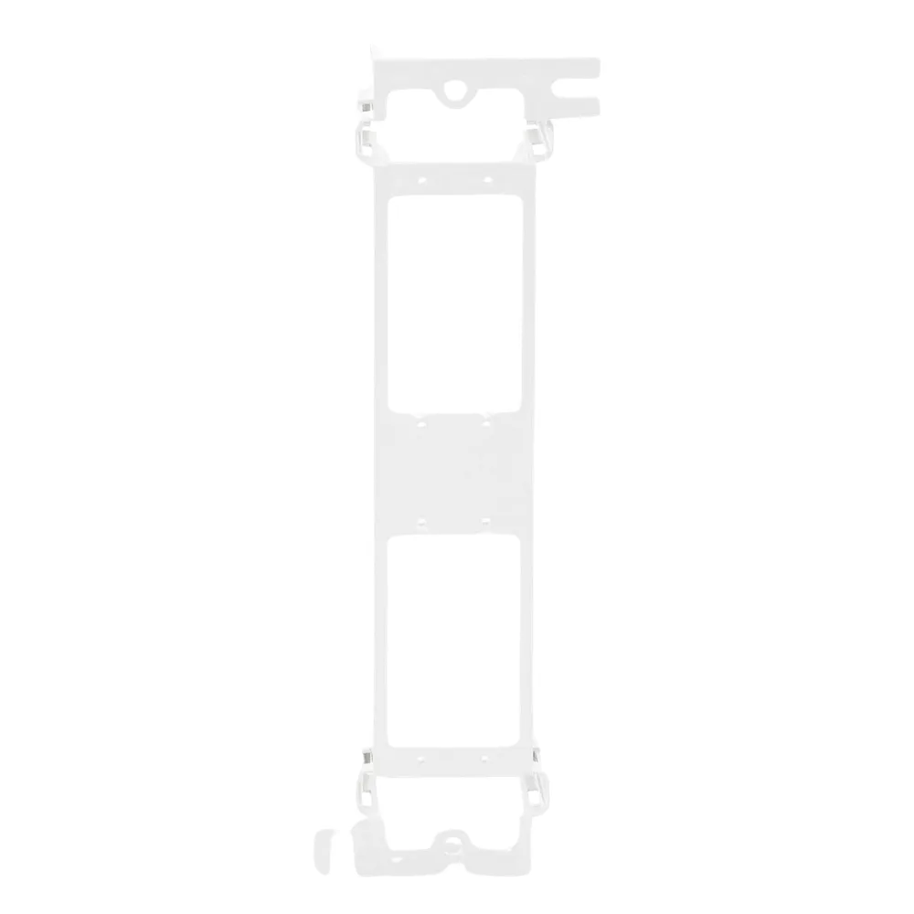 Montaje de Pared para Panel de Parcheo de 12 Puertos, Color Blanco – vista 3