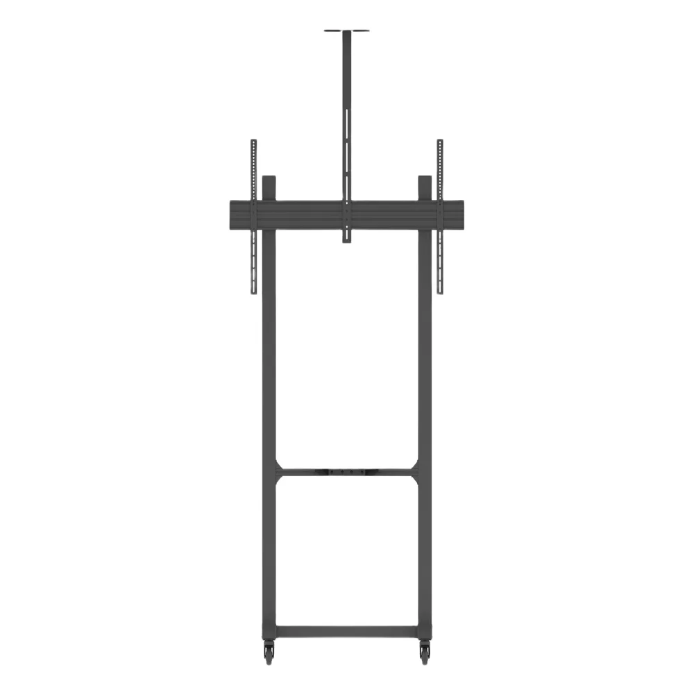 Montaje de Piso Móvil para Pantallas de  65 in a 100 in | vesa 100 x 100 hasta 1000 x 600 | carga maxima soportada 120kg| Fabricado en aluminio y acero – vista 2