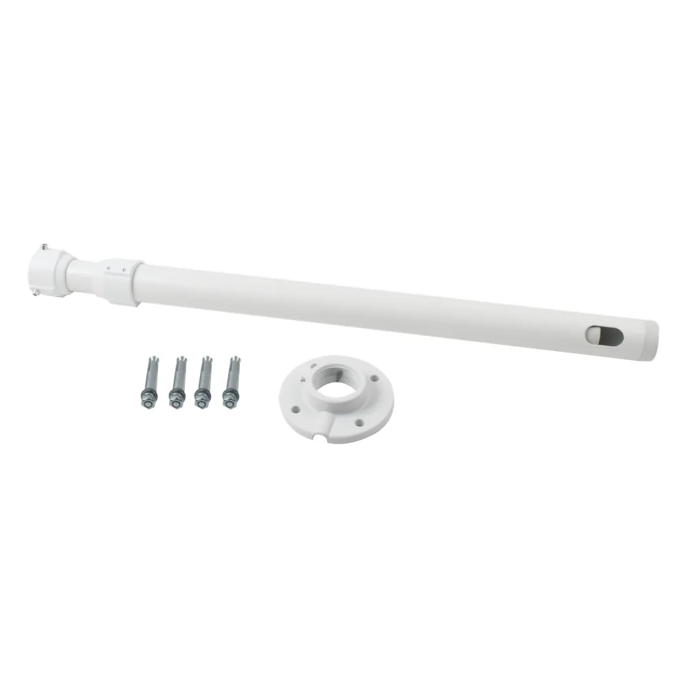 Montaje de techo telescópico tipo tubo para PTZ Hikvision, largo 60 cm - 120 cm – vista 3