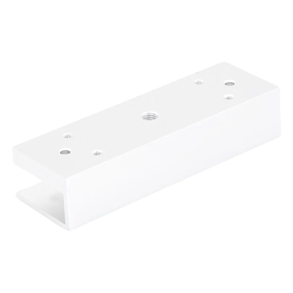 Montaje en U para puerta de vidrio compatible con chapa magnética MAG350S y MAG350NLED – vista 4