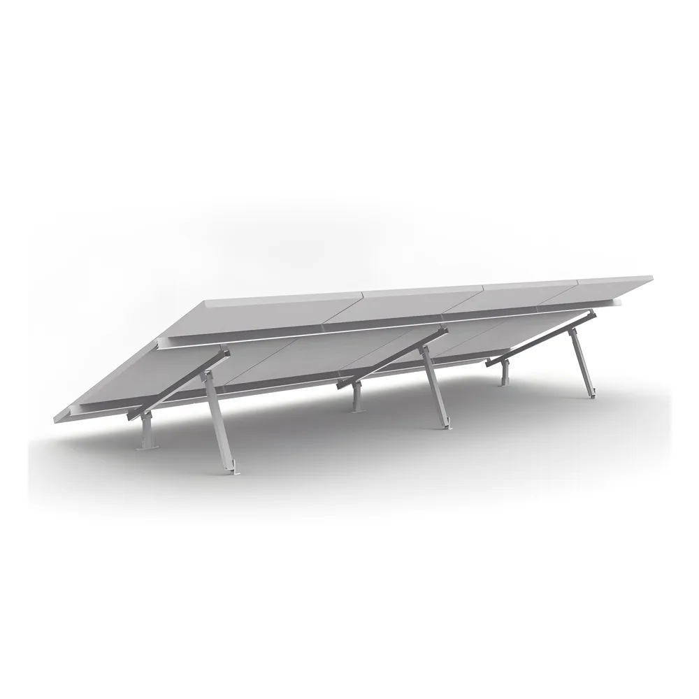 Montaje para Panel Solar, Riel de 4400mm para Módulos con Espesor de 40mm, Velocidad de Viento Máx. 162km/h