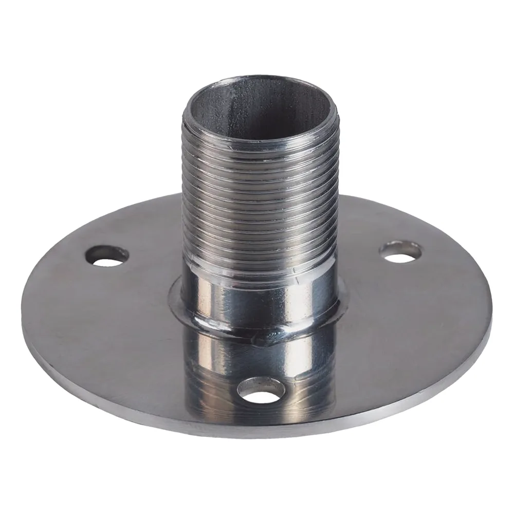 Montaje recto de 1" / Acero Inoxidable / Base con Brida