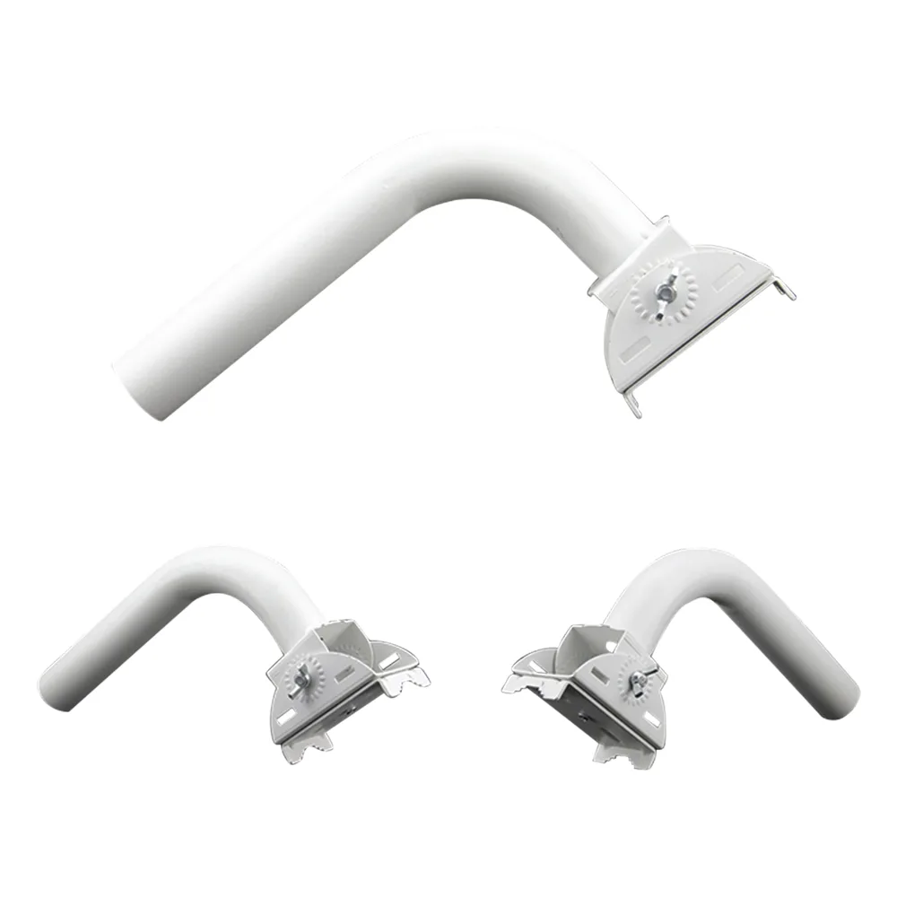 Montaje universal flexible para instalación en poste o pared, compatible con equipos Ubiquiti, Mimosa, Cambium y Altai
