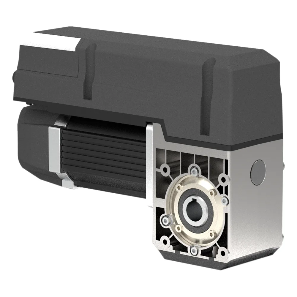 Motor para puertas de garage / Enrollables / Seccionales / 1HP / Silencioso / Estético / Fuerte / Iluminación LED / Torque 50Nm / Montaje lateral . – vista 3