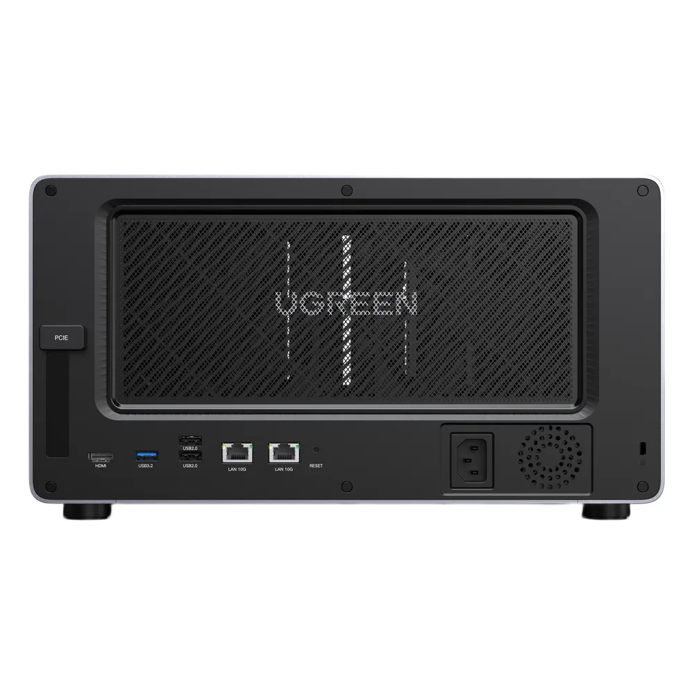 NAS UGREEN NASync DXP8800 Plus / Intel Core i5-1235U 10 Núcleos / 8 Bahías SATA + 2 M.2 NVMe / 2 Puertos 10GbE / Thunderbolt 4 / HDMI 8K / DDR5 Expandible 64GB / PCIe 4.0 x4 – vista 5
