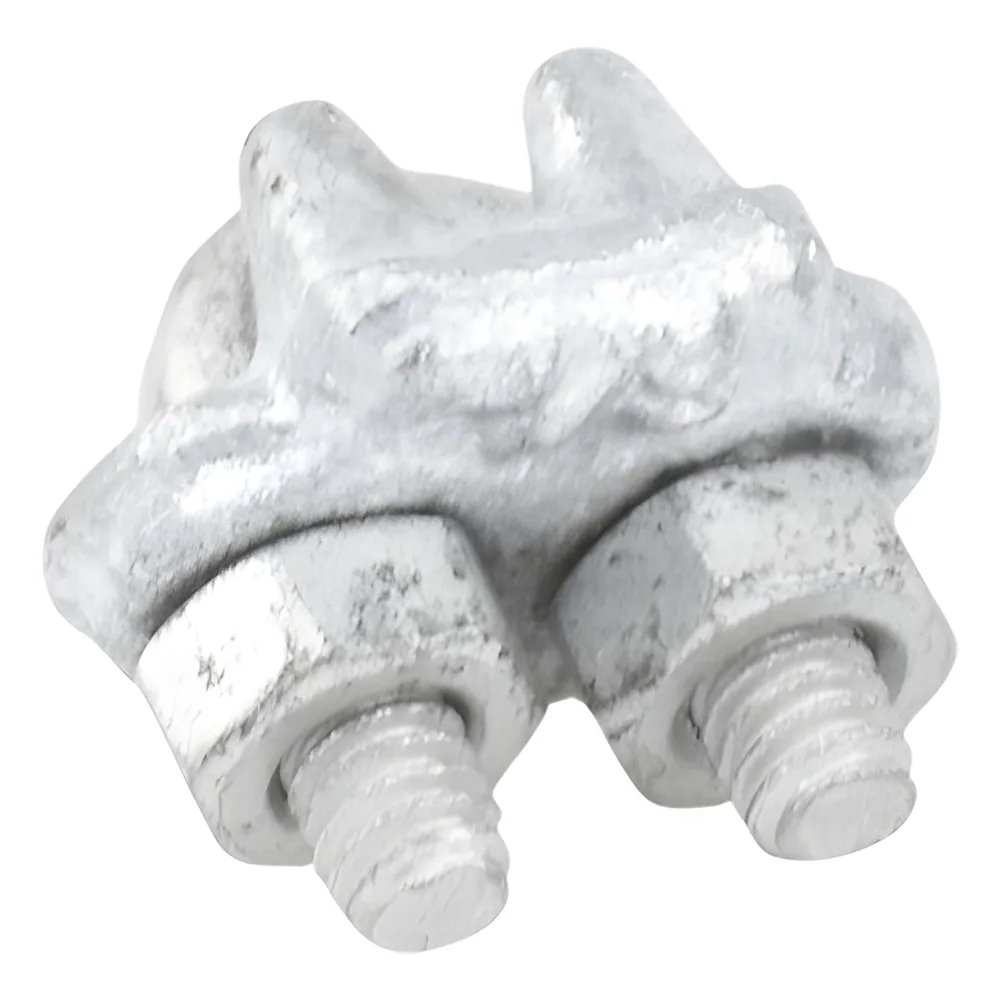 Nudo/ Perro/ Abrazadera Acero Forjado para Cable de 1/8", Galv. por Inmersión en Caliente. – vista 4