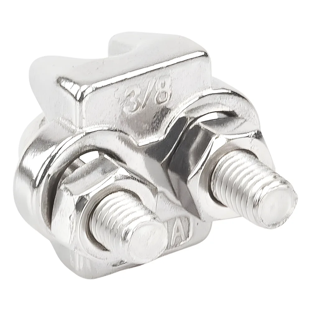 Nudo/ Perro/ Abrazadera Acero Forjado para Cable de 3/8", Acero Inoxidable. – vista 4