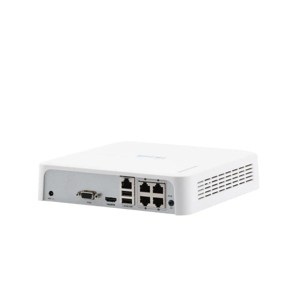 NVR 4 Megapixel (Compatibles con Cámaras AcuSense) / 4 Canales IP / 4 Puertos PoE+ / 1 Bahía de Disco Duro / Salida en Full HD – vista 2