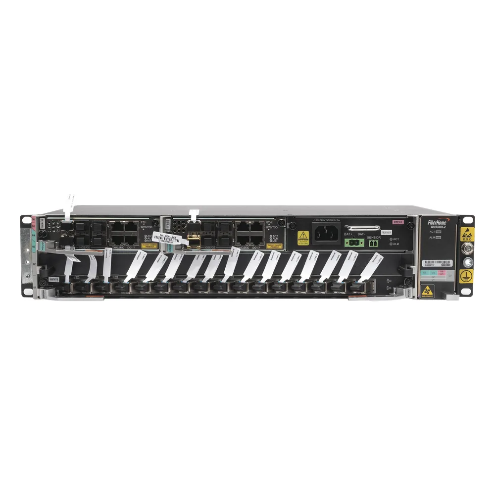OLT Carrier Class Modular GPON, 2 Ranuras, Incluye 1 Tarjeta GPOA de 16 puertos GPON, 1 Fuente de CA, 2 UR, Gestión por UNM2000, CLI, Incluye Instalación de Software UNM2000, (Interoperabilidad con ONUs de Terceros sin Costo) – vista 2