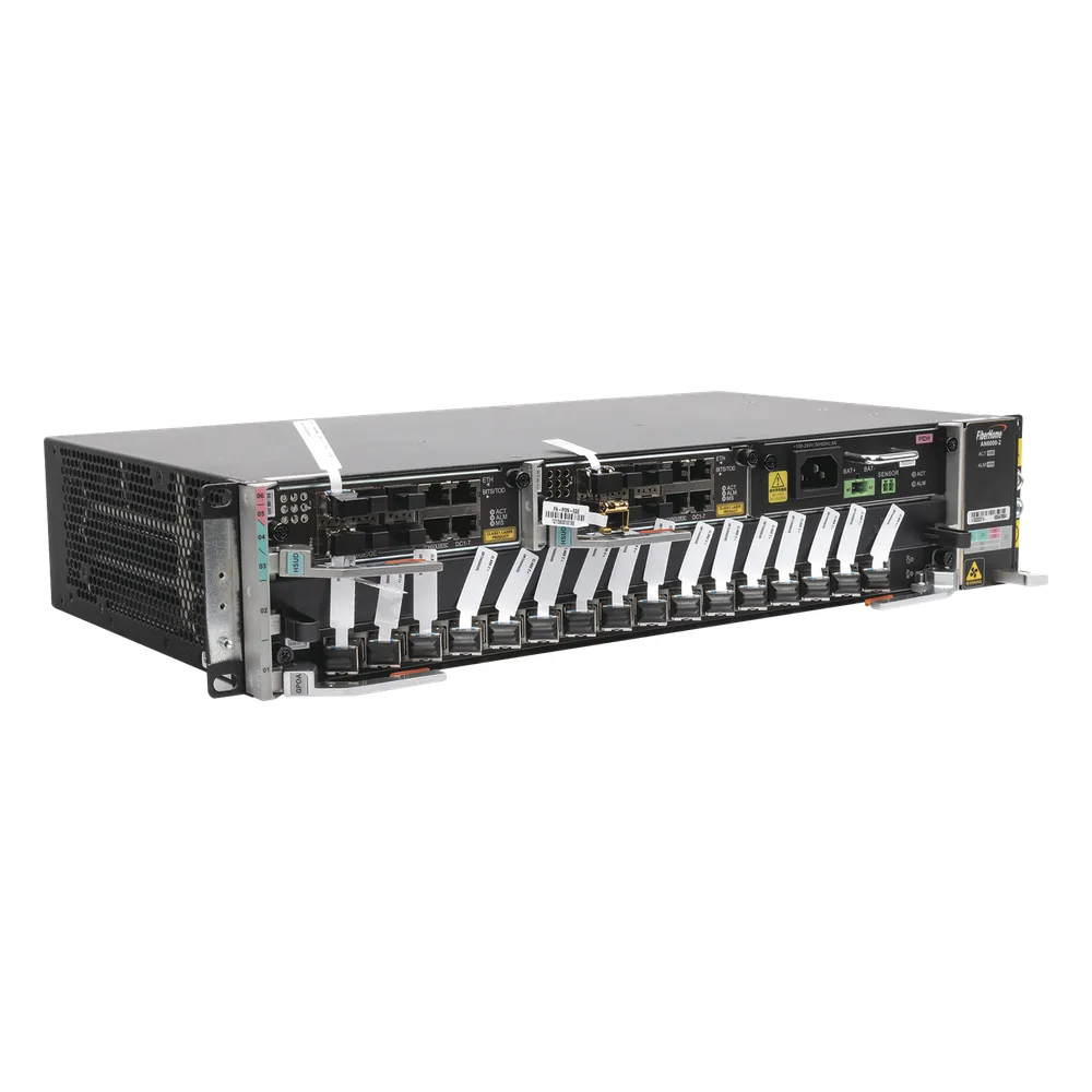 OLT Carrier Class Modular GPON, 2 Ranuras, Incluye 1 Tarjeta GPOA de 16 puertos GPON, 1 Fuente de CA, 2 UR, Gestión por UNM2000, CLI, Incluye Instalación de Software UNM2000, (Interoperabilidad con ONUs de Terceros sin Costo) – vista 3