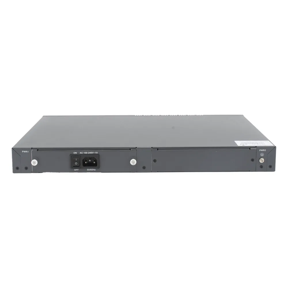OLT de 16 puertos EPON con 12 puertos Uplink (4 puertos Gigabit Ethernet + 4 puertos SFP + 4 puertos SFP+) , hasta 1,024 ONUS – vista 4