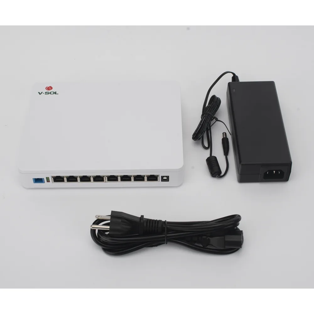 ONU Dual EPON/GPON / 8 Puertos PoE 802.3at Gigabit / Wi-Fi Doble banda 2.4 y 5 GHz /  1 Puerto SC/UPC – vista 5