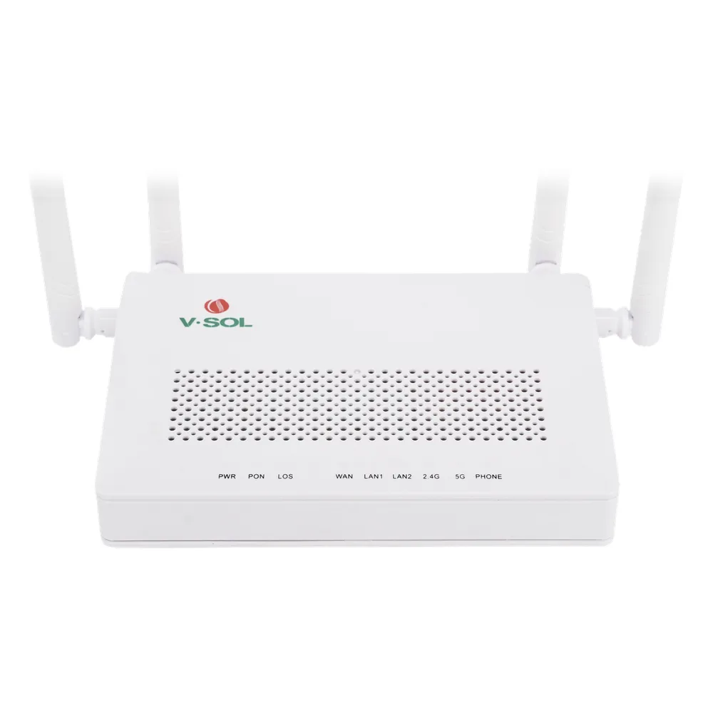 ONU Dual G/EPON con Wi-Fi AC de doble banda, 1 puerto SC/UPC + 2 puertos LAN Gigabit + 1 puerto FXS – vista 3