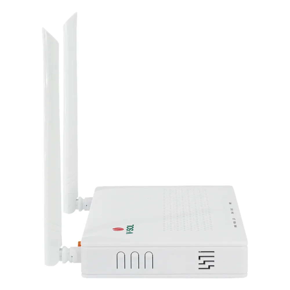 ONU Dual G/EPON con Wi-Fi en 2.4 GHz + 4 puertos LAN Gigabit, hasta 300 Mbps vía inalámbrico – vista 3