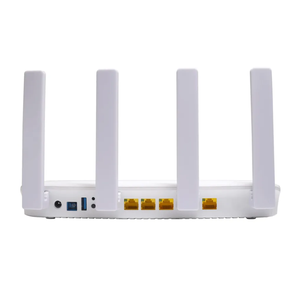 ONU GPON/EPON con Wi-Fi 6 AX1500 / Wi-Fi Doble banda 2.4 y 5 GHz / 4 Puertos Gigabit / Puerto PON SC/UPC – vista 2