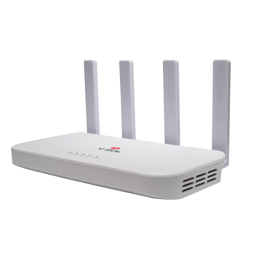 ONU GPON/EPON con Wi-Fi 6 AX1500 / Wi-Fi Doble banda 2.4 y 5 GHz / 4 Puertos Gigabit / Puerto PON SC/UPC – vista 3