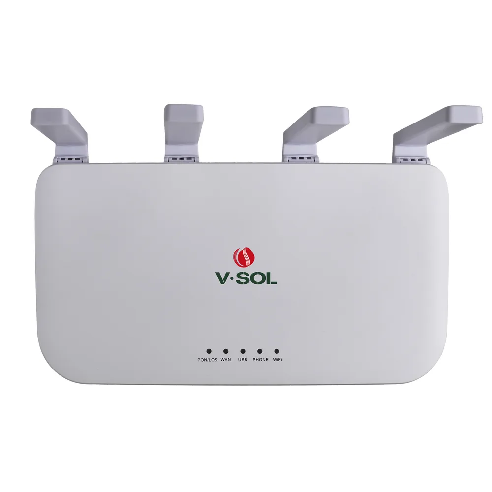 ONU XGSPON / Wi-Fi 6 / 1 Puerto RJ45 2.5 Gbps / 3 Puertos RJ45 1 Gbps / 1 FXS / 1 Puerto USB / – vista 3