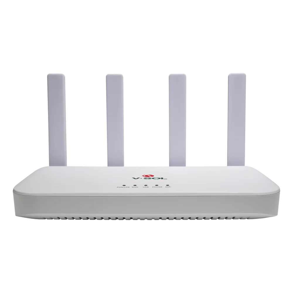 ONU XGSPON / Wi-Fi 6 / 1 Puerto RJ45 2.5 Gbps / 3 Puertos RJ45 1 Gbps / 1 FXS / 1 Puerto USB / – vista 4
