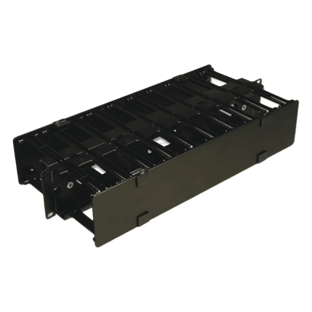 Organizador de Cable Horizontal RouteIT, Doble, Para Rack de 19in, 6in de profundidad, 2UR