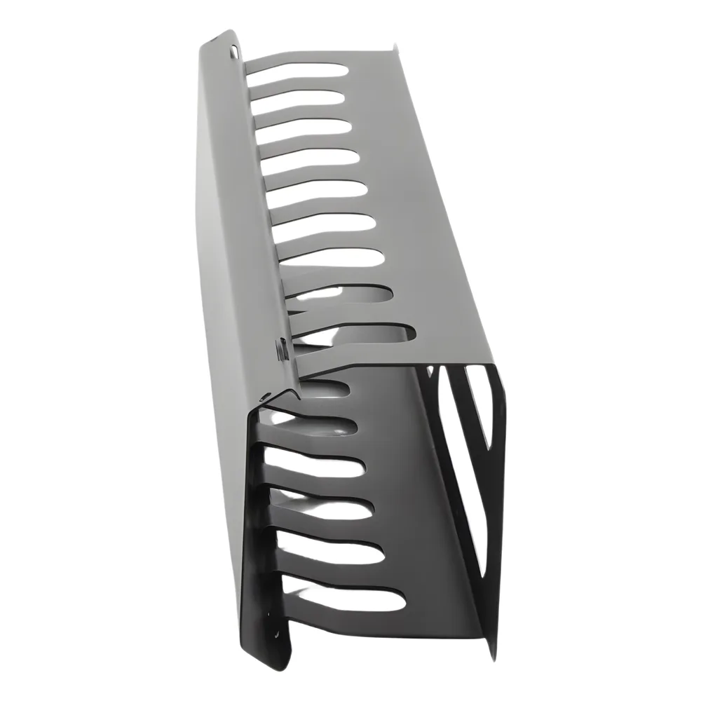 Organizador de Cables Horizontal de 2U para Rack de 19" con Cubierta Metálica – vista 3
