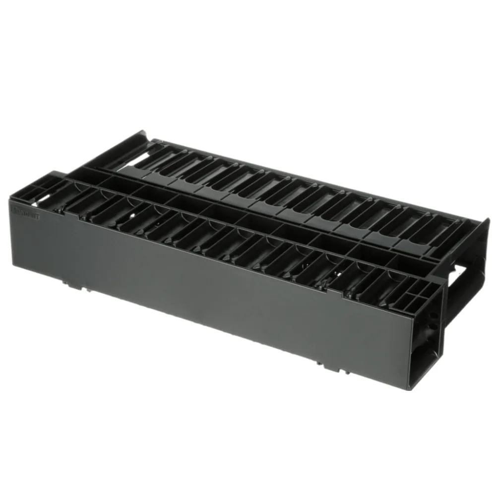 Organizador de Cables Horizontal NetManager, Doble (Frontal y Posterior), Para Rack de 19in, 2UR – vista 2