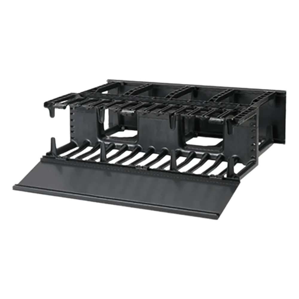 Organizador de Cables Horizontal NetManager, Doble (Frontal y Posterior), Para Rack de 19in, 3UR