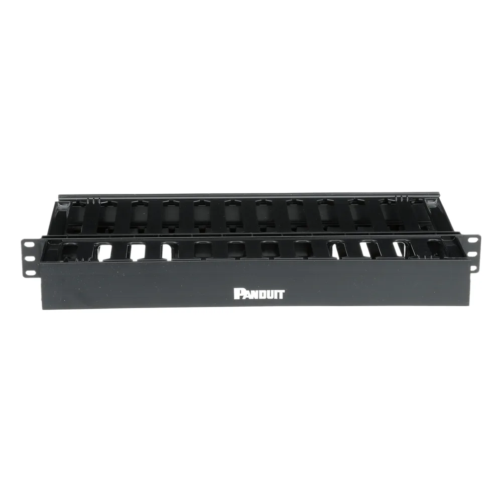 Organizador de Cables Horizontal PatchLink, Doble (Frontal y Posterior), Para Rack de 19in, 1UR