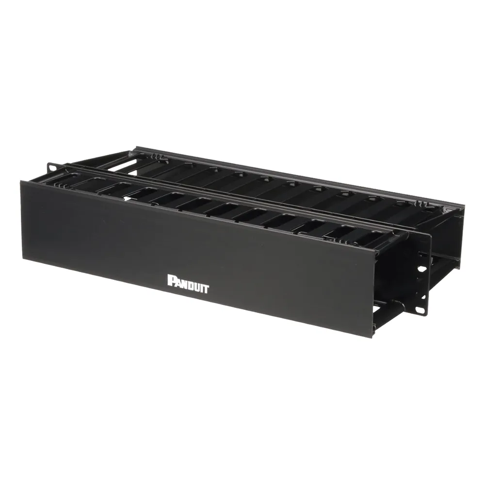 Organizador de Cables Horizontal PatchLink, Doble (Frontal y Posterior), Para Rack de 19in, 2UR