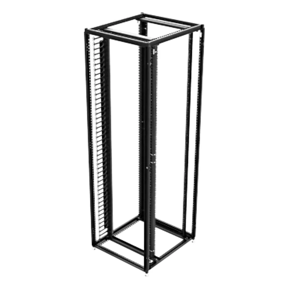 Organizador Vertical de Cables Rack 48 UR / Acero Negro / Sección 95x208 mm / Capacidad 726 Cables / Fijación Flecha 1.75 pulg – vista 3
