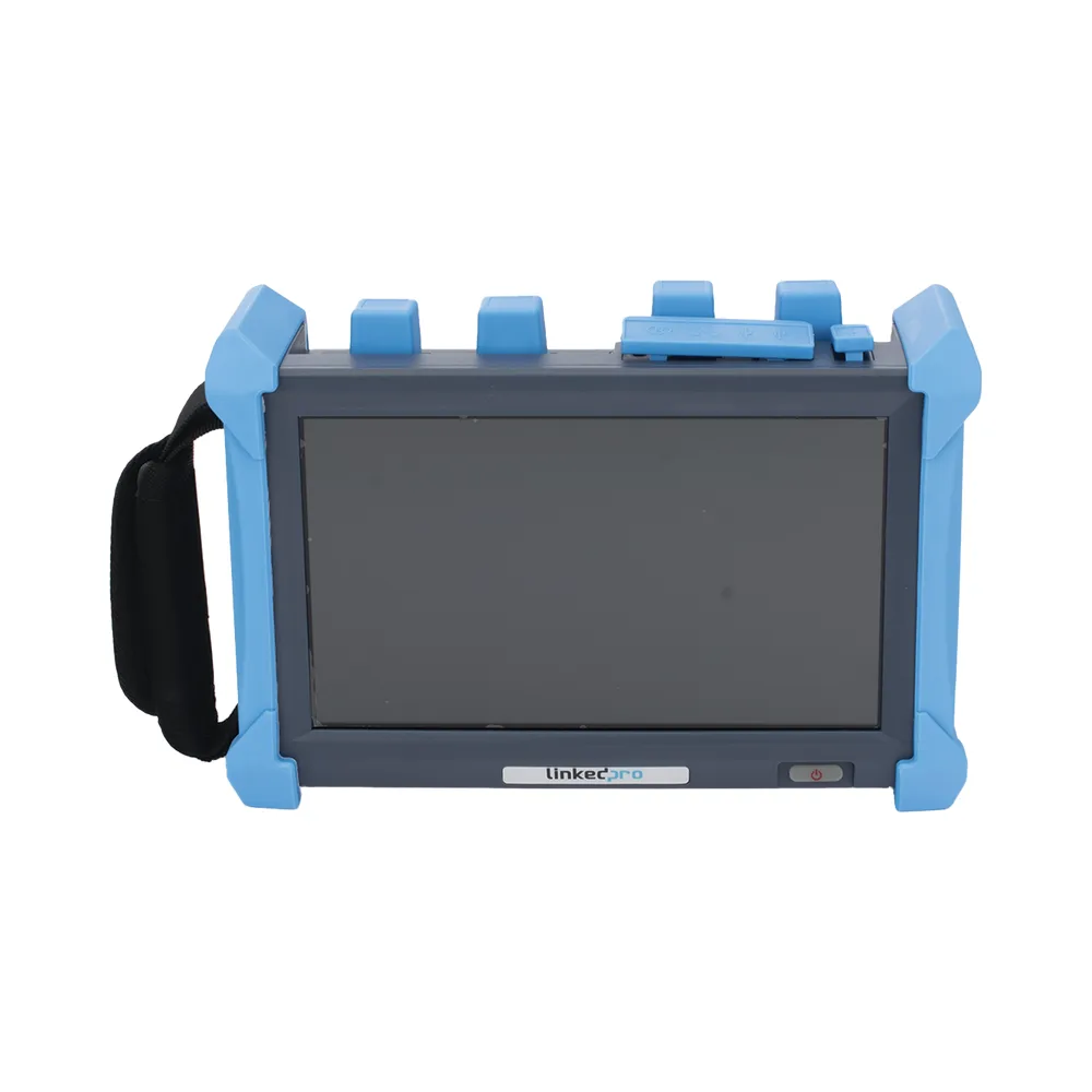 OTDR PRO de Alto Rendimiento para Enlaces de Fibra Óptica Monomodo / Pruebas en Fibra Óptica Viva / Longitudes de onda: 1310nm, 1550nm y 1625nm / Zona Muerta por Evento de 0.8 Metros (2.62 Pies) / VFL 5mW / Distancia de prueba de hasta 420 k