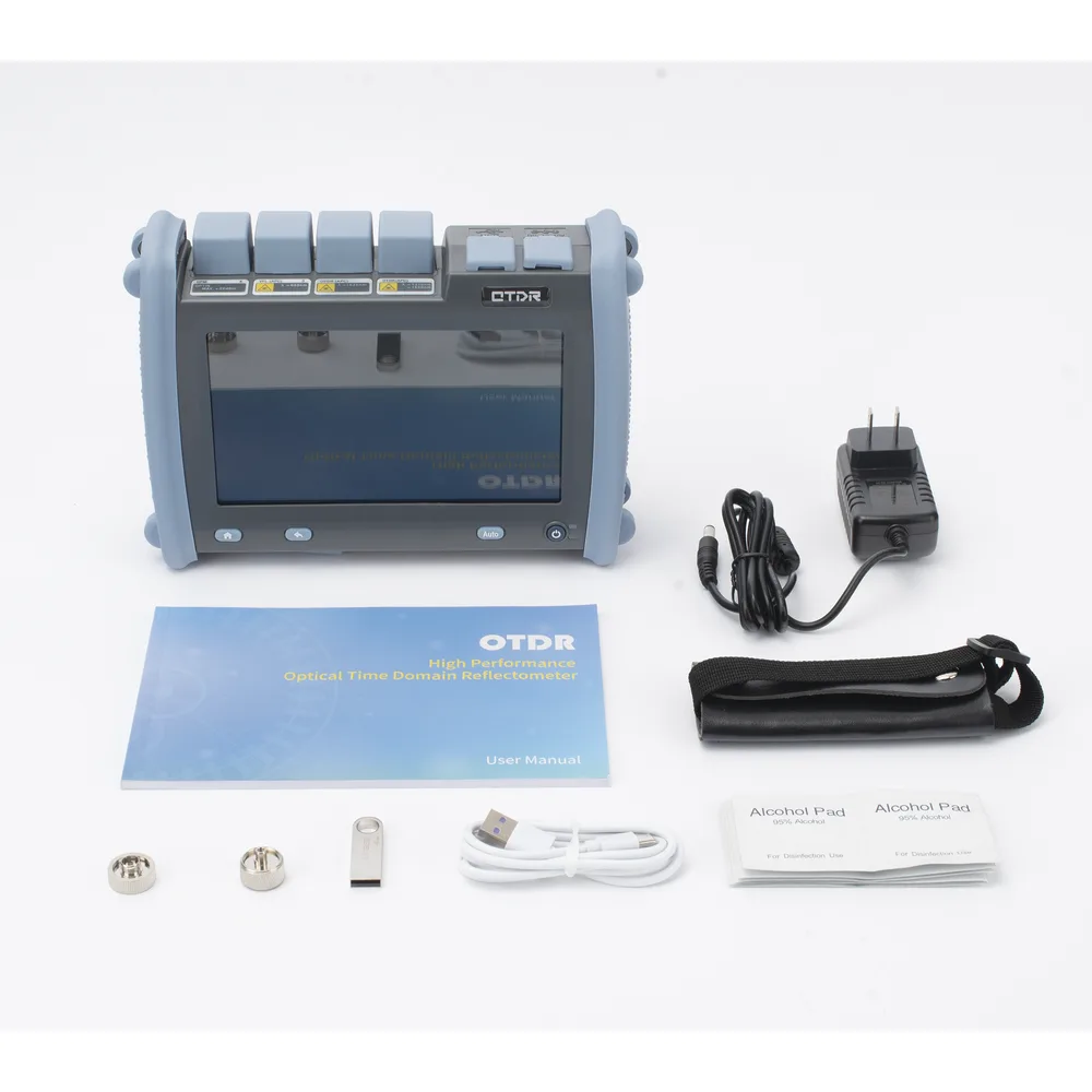 OTDR PRO de Alto Rendimiento para Enlaces de Fibra Óptica Monomodo / Pruebas en Fibra Óptica Viva / Longitudes de onda: 1310nm, 1550nm y 1625nm / Zona Muerta por Evento de 0.8 Metros (2.62 Pies) / VFL 5mW / Distancia de prueba de hasta 420 km – vista 4