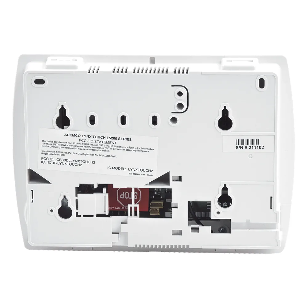Panel de control de alarma inalámbrico con pantalla táctil de 4.3 pulgadas y comunicador telefónico integrado – vista 4