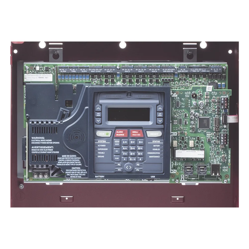 Panel de control de incendio direccionable sin comunicador preinstalado, 318 puntos por lazo SLC, expandible a 954 puntos – vista 7