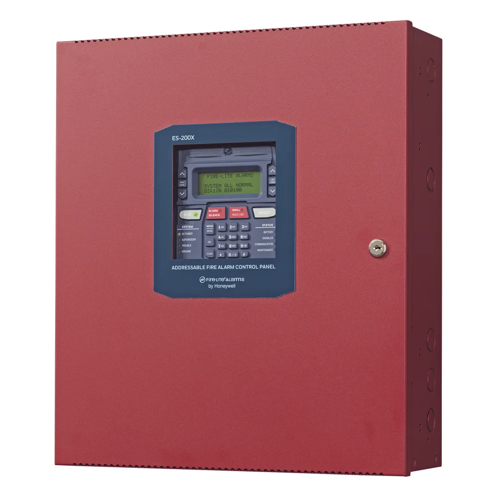 Panel de detección de incendio direccionable inteligente con comunicador preinstalado, 198 dispositivos en un lazo SLC, 4 NAC Clase A/B, activa el centro ECC-50/100 – vista 3