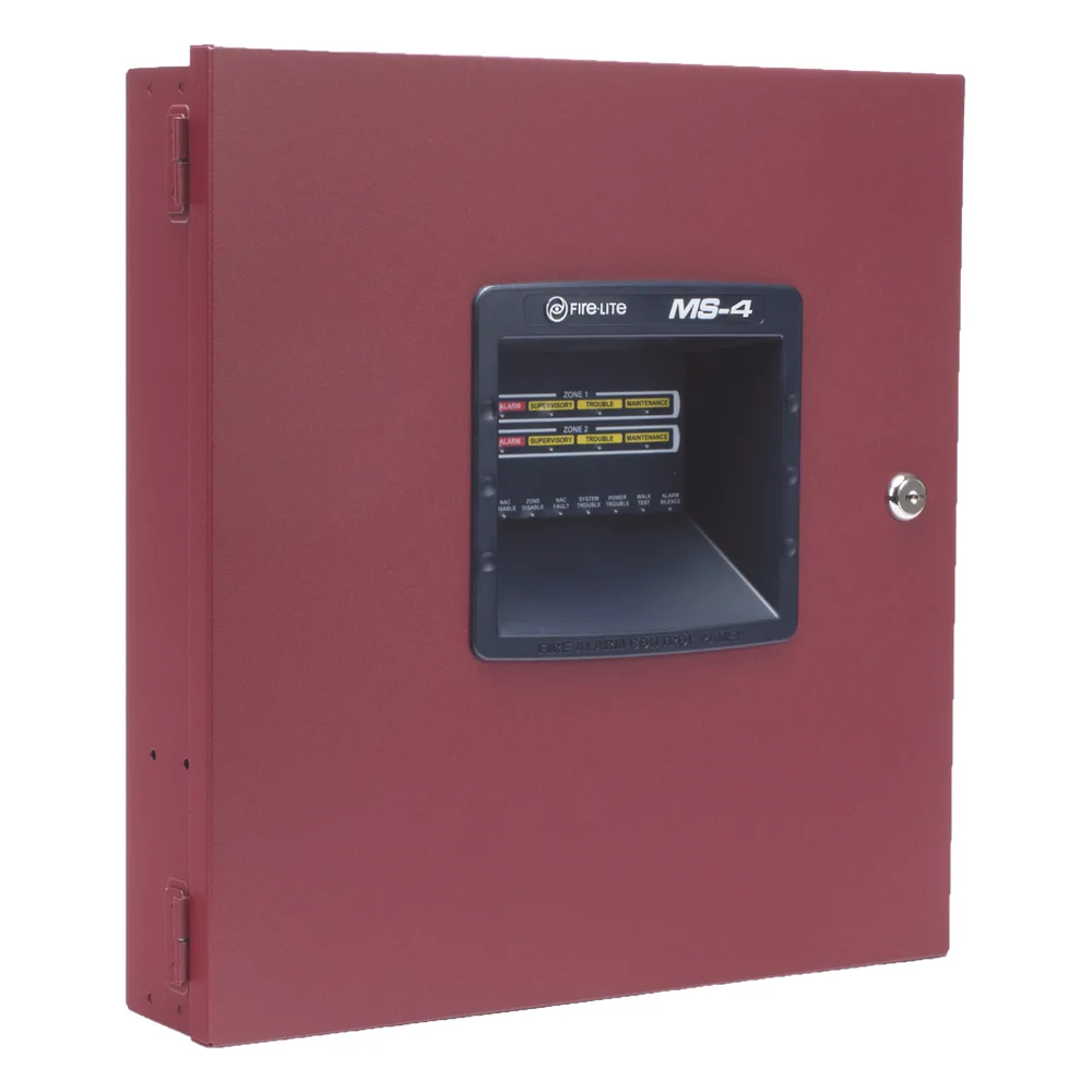 Panel de detección y alarma contra incendio convencional de 4 zonas, compatible con detectores i3 de System Sensor – vista 3