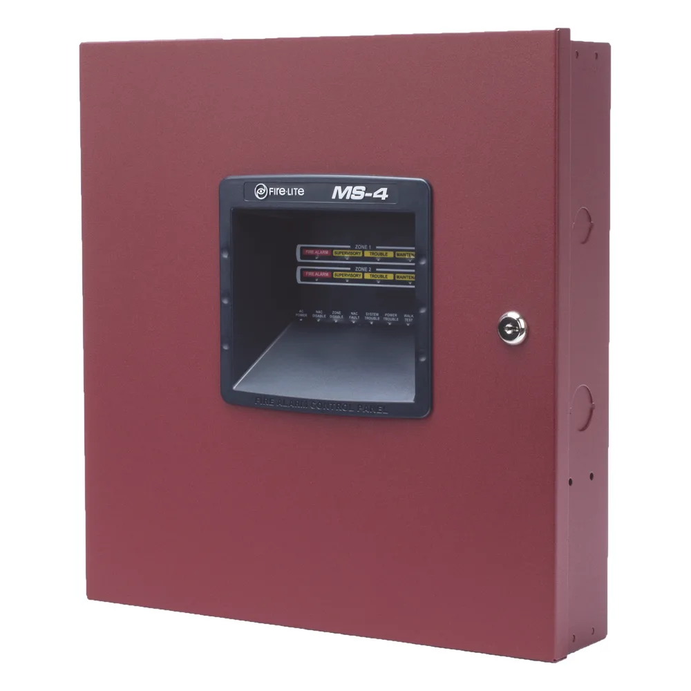 Panel de detección y alarma contra incendio convencional de 4 zonas, compatible con detectores i3 de System Sensor – vista 4