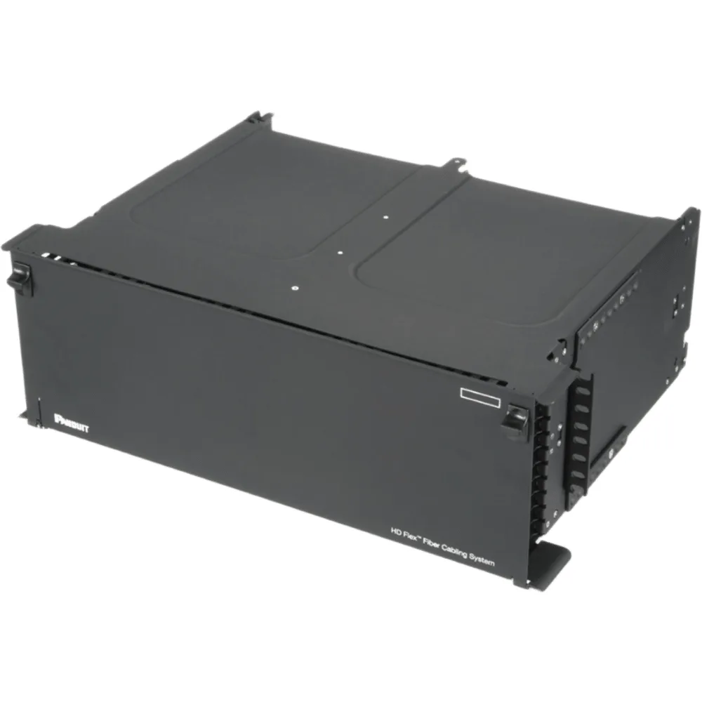 Panel de Distribución de Fibra Óptica, Acepta 12 Cassettes HD Flex y 144 Fibras por UR, 4 UR
