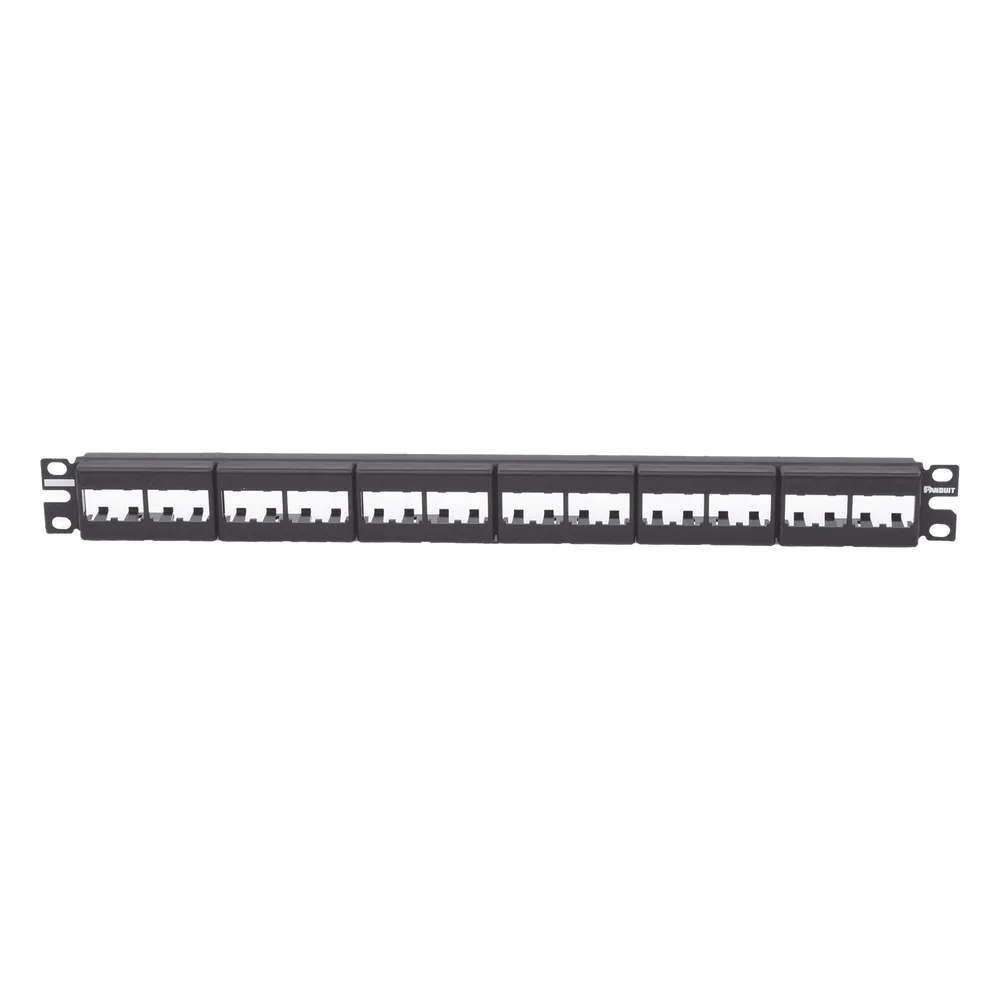 Panel de Parcheo Modular Mini-Com (Sin Conectores), Plano, Sin Blindaje, de 24 Puertos, 1UR – vista 2