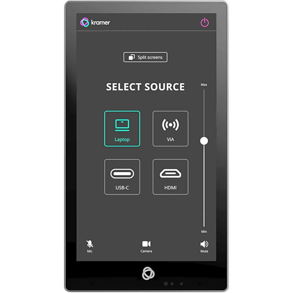Panel Táctil 5.5" IPS | Resolución 720x1280 | Multi-Touch | Android 11 | PoE 802.3af | Wi-Fi 6 | Altavoz y Micrófono Integrados | Montaje en Pared | Kramer